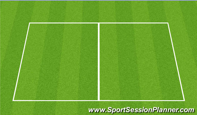 Football/Soccer Session Plan Drill (Colour): Juggling