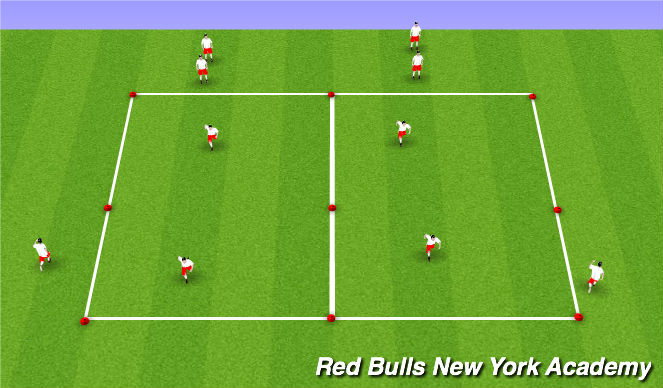 Football/Soccer Session Plan Drill (Colour): SAQ