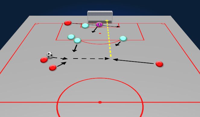Football/Soccer Session Plan Drill (Colour): Animation 8