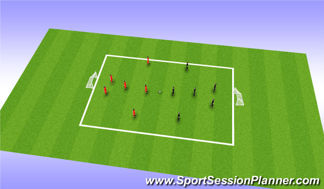 Football/Soccer Session Plan Drill (Colour): Screen 5