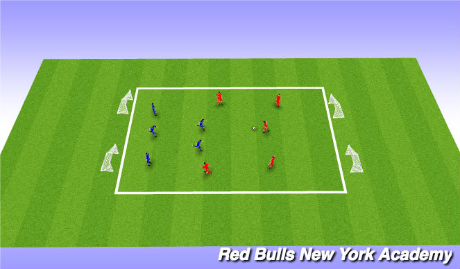 Football/Soccer Session Plan Drill (Colour): Match