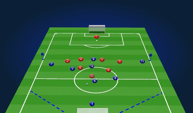 Football/Soccer Session Plan Drill (Colour): LSG