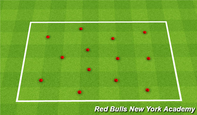 Football/Soccer Session Plan Drill (Colour): Main Theme 1