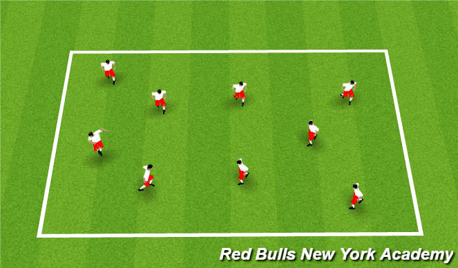 Football/Soccer Session Plan Drill (Colour): Main Theme 3
