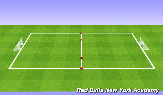 Football/Soccer Session Plan Drill (Colour): Conditioned Game