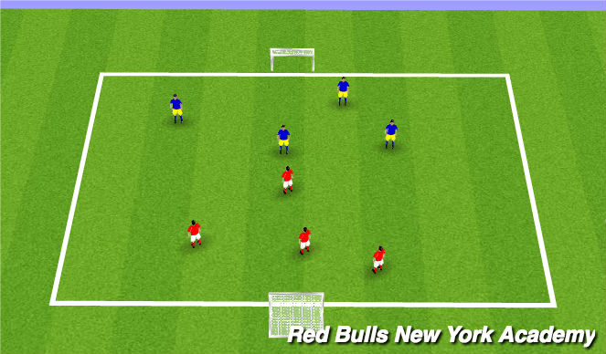 Football/Soccer Session Plan Drill (Colour): Small sided game