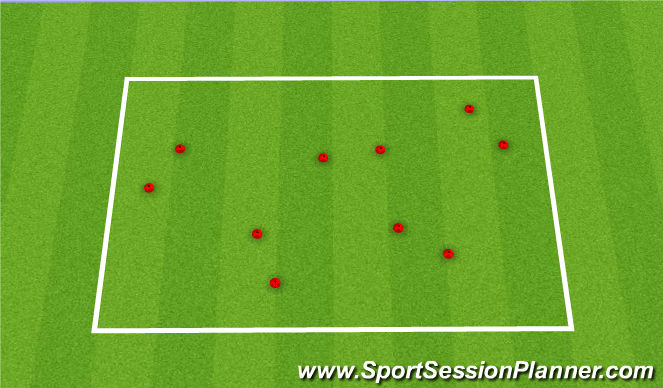 Football/Soccer Session Plan Drill (Colour): Gates