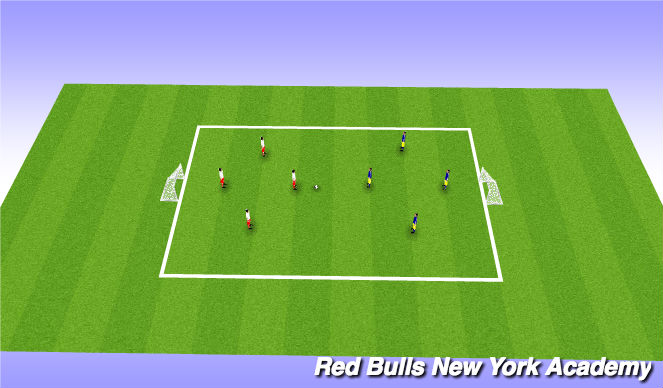 Football/Soccer Session Plan Drill (Colour): Free Play