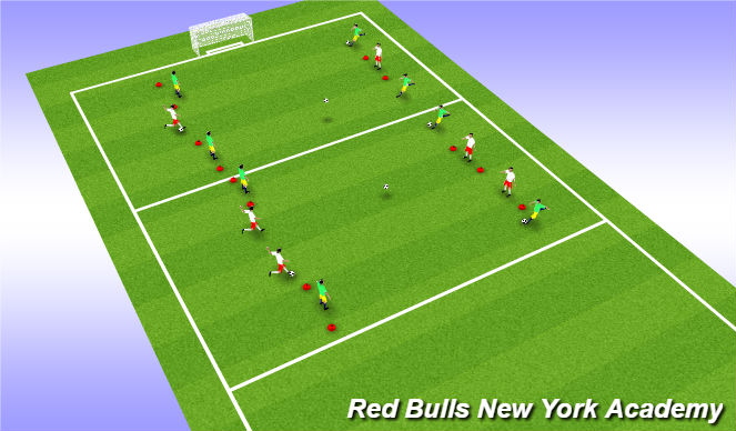 Football/Soccer Session Plan Drill (Colour): Main Theme