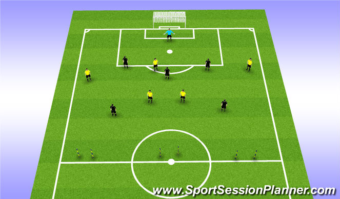 Football/Soccer Session Plan Drill (Colour): Screen 3