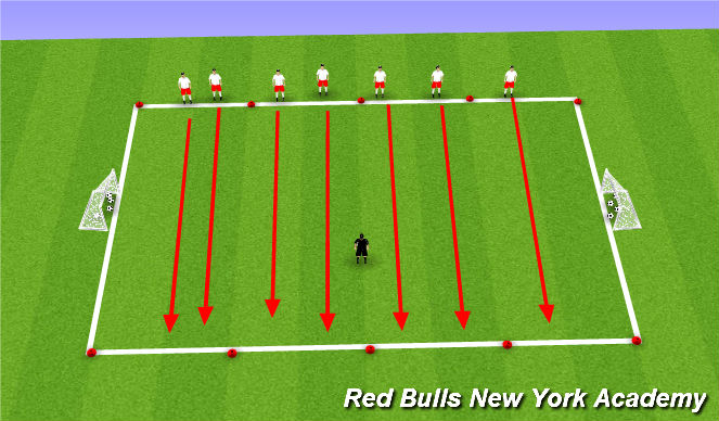 Football/Soccer Session Plan Drill (Colour): Zoo Keeper Tag