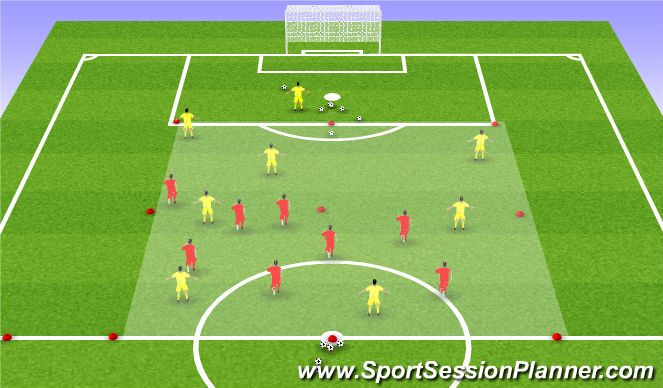 Football/Soccer Session Plan Drill (Colour): Screen 6