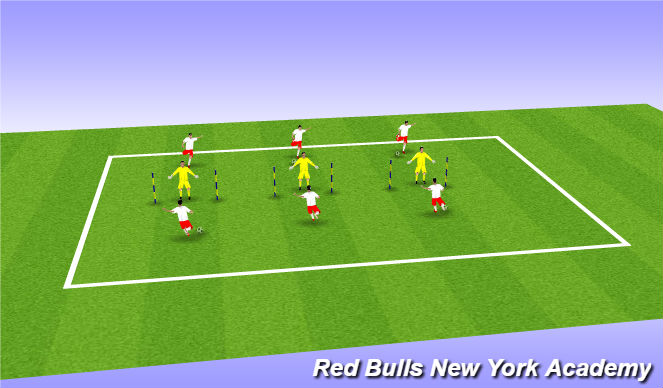 Football/Soccer Session Plan Drill (Colour): Screen 4