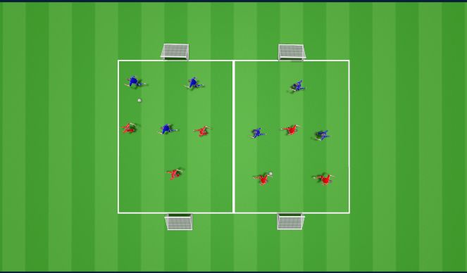 Football/Soccer Session Plan Drill (Colour): Arrival Free Play