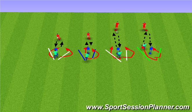 Football/Soccer Session Plan Drill (Colour): Screen 1