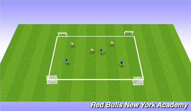 Football/Soccer Session Plan Drill (Colour): Conditioned Game / Free Play