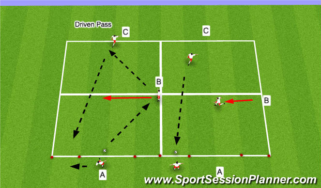 Football/Soccer Session Plan Drill (Colour): Main Theme