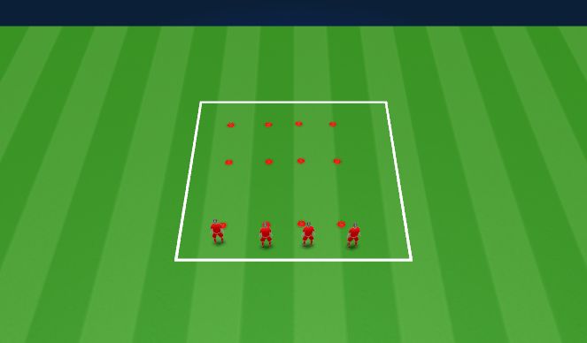 Football/Soccer Session Plan Drill (Colour): Warm up (5)