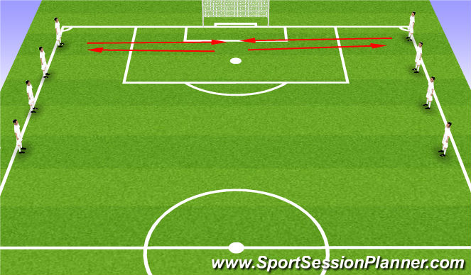 Football/Soccer Session Plan Drill (Colour): Welcome to Fall/Winter Warm Up