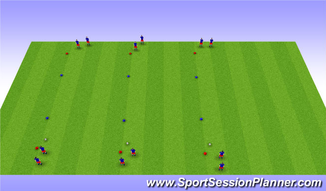 Football/Soccer Session Plan Drill (Colour): Screen 1