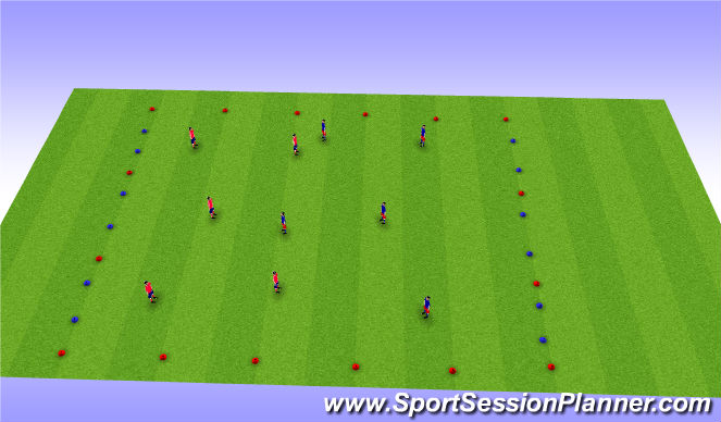 Football/Soccer Session Plan Drill (Colour): Screen 3