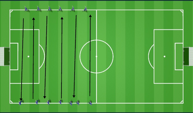 Football/Soccer Session Plan Drill (Colour): Cool down