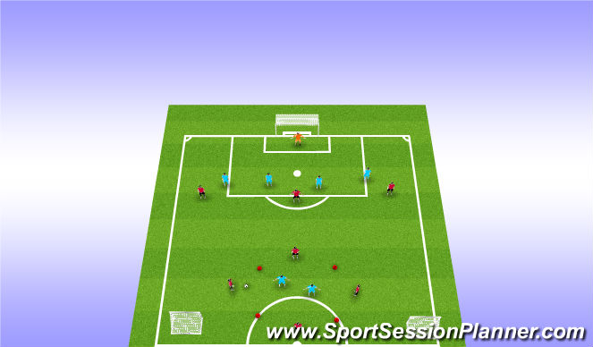Football/Soccer Session Plan Drill (Colour): Screen 5