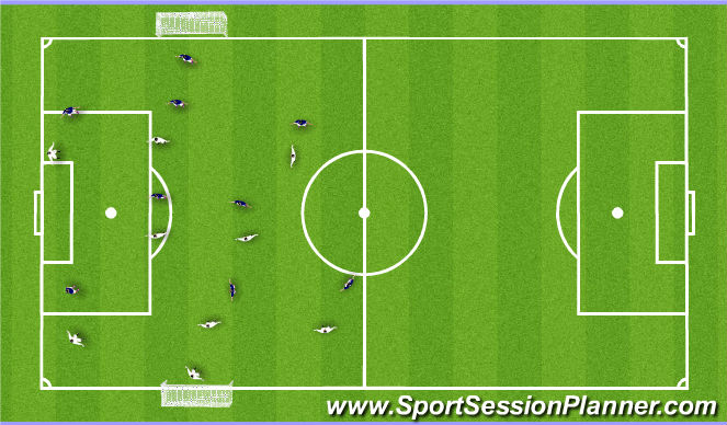 Football/Soccer Session Plan Drill (Colour): Game