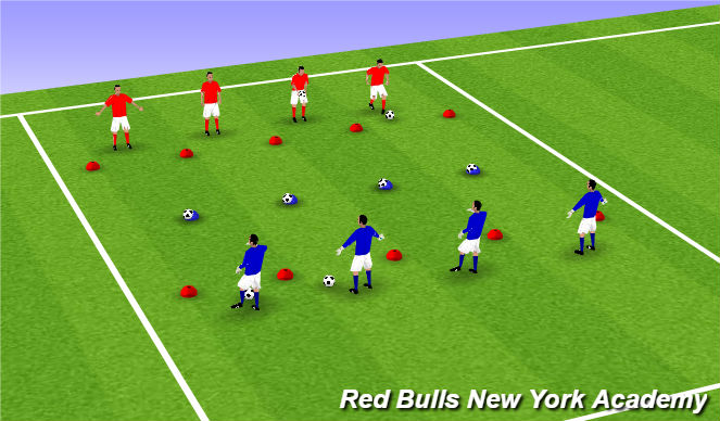 Football/Soccer Session Plan Drill (Colour): Main Theme