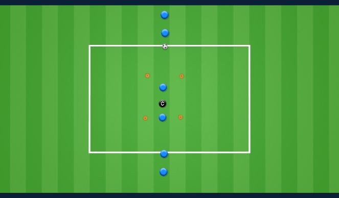 Football/Soccer Session Plan Drill (Colour): Animation 1