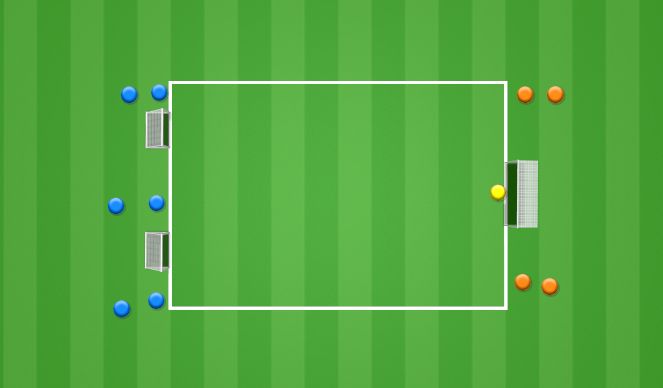 Football/Soccer Session Plan Drill (Colour): Screen 3
