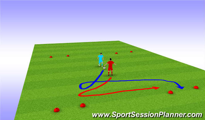 Football/Soccer Session Plan Drill (Colour): Screen 1