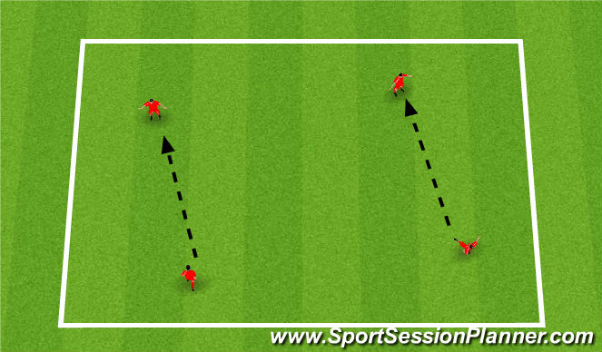 Football/Soccer Session Plan Drill (Colour): Warm Up: