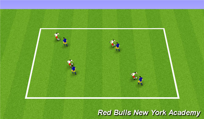 Football/Soccer Session Plan Drill (Colour): Technical- Body Shape