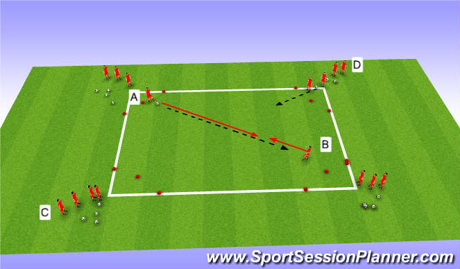Football/Soccer Session Plan Drill (Colour): Screen 3
