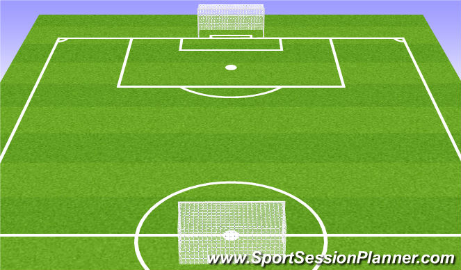 Football/Soccer Session Plan Drill (Colour): Conditioned Game