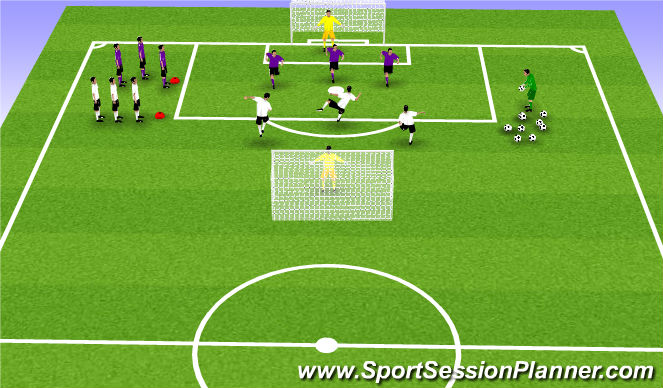 Football/Soccer Session Plan Drill (Colour): Animal Ball