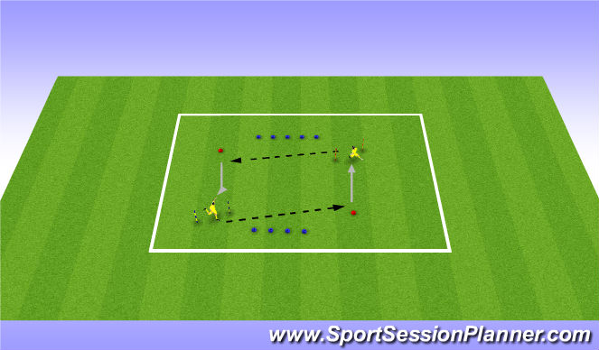 Football/Soccer Session Plan Drill (Colour): Screen 1