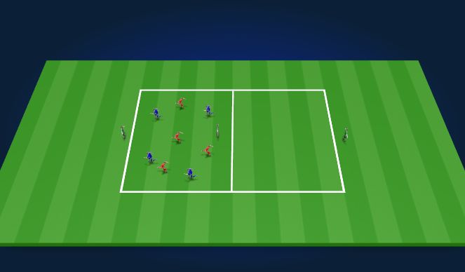 Football/Soccer Session Plan Drill (Colour): Screen 4