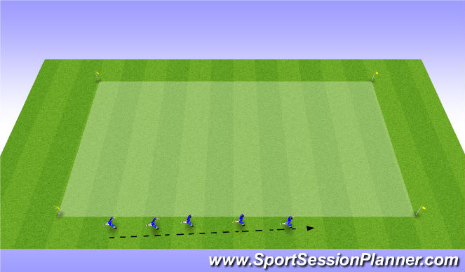 Football/Soccer Session Plan Drill (Colour): FITNESS