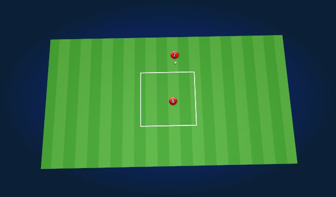 Football/Soccer Session Plan Drill (Colour): Receive