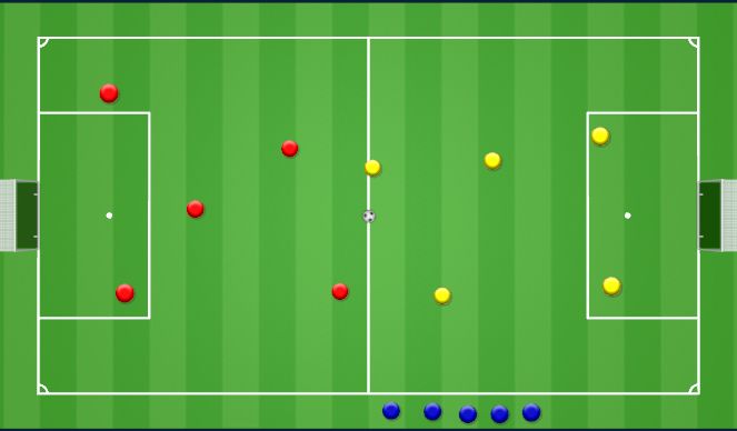 Football/Soccer Session Plan Drill (Colour): SSG