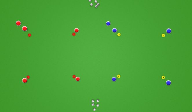 Football/Soccer Session Plan Drill (Colour): Passing Sequence