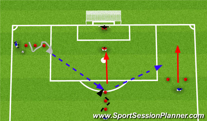 Football/Soccer Session Plan Drill (Colour): Screen 1