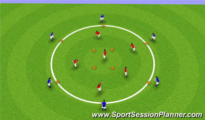Football/Soccer Session Plan Drill (Colour): Screen 1