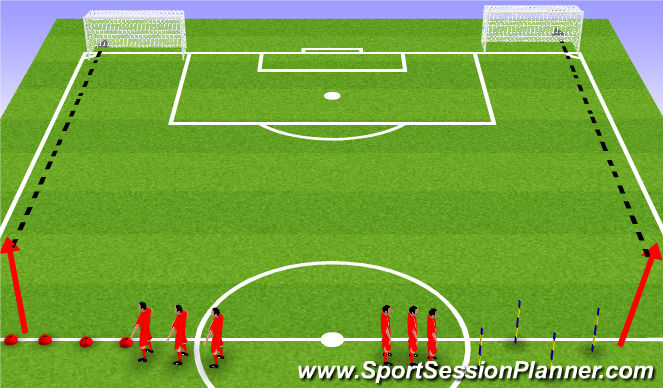 Football/Soccer Session Plan Drill (Colour): Screen 2