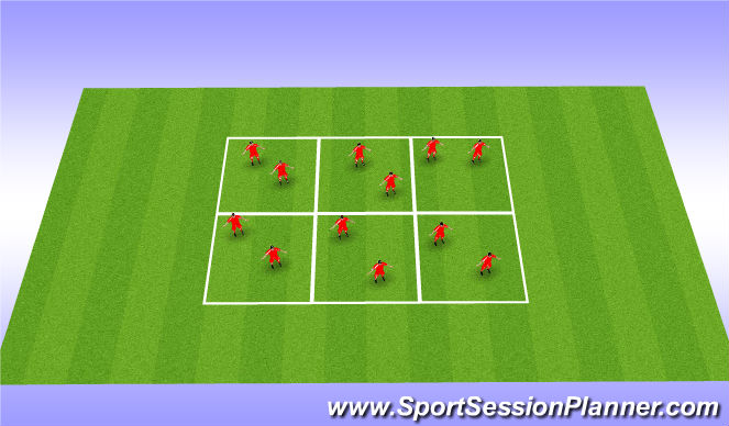 Football/Soccer Session Plan Drill (Colour): Test 1 Juggling