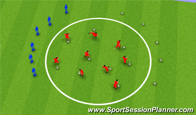 Football/Soccer Session Plan Drill (Colour): fundation