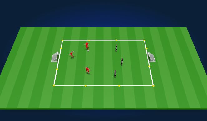 Football/Soccer Session Plan Drill (Colour): Pre Warm up