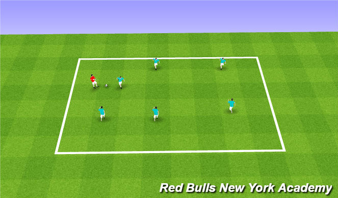 Football/Soccer Session Plan Drill (Colour): Warm Up